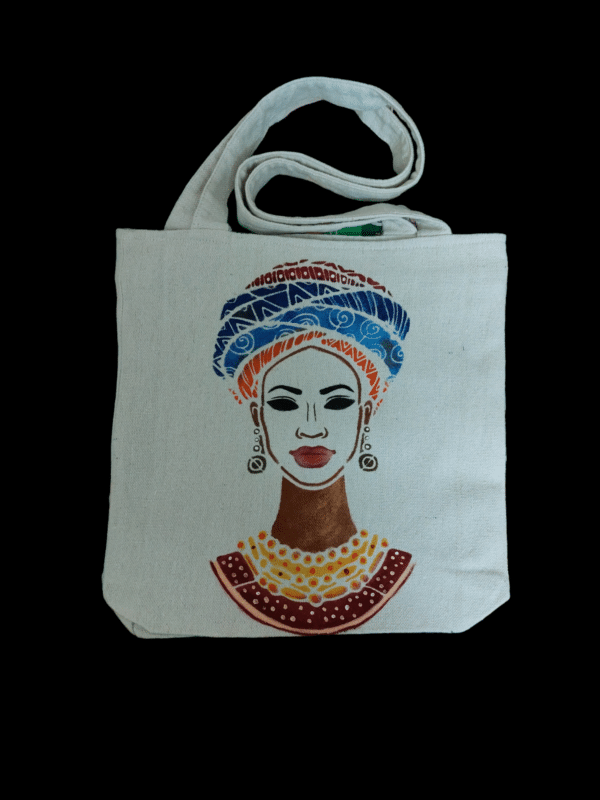 tote handpainted bag