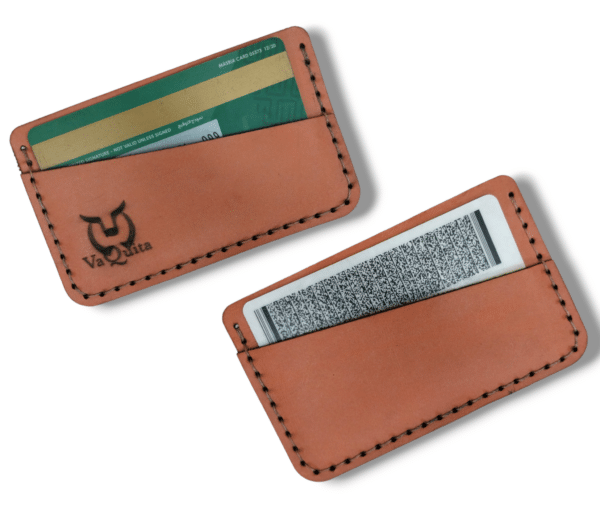 orange card holder