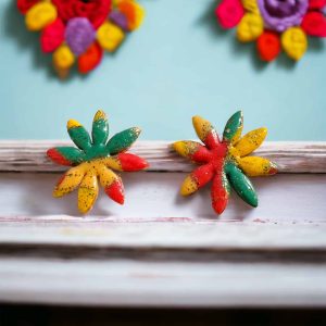 earrings, polymer clay, handmade