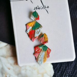 earrings, polymer clay