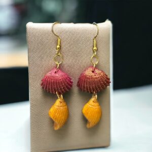 Earrings, polymer clay, handmade