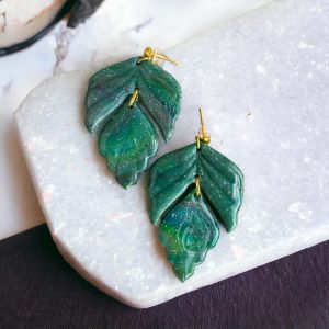 earrings, polymer clay, handmade