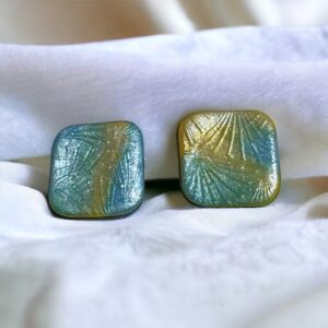 earrings, polymer clay, handmade