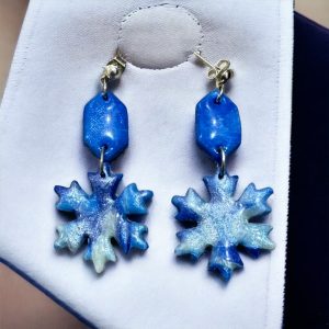 earrings, polymer clay, handmade