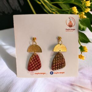 earrings, polymer clay, handmade