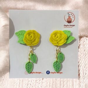 earrings, polymer clay, handmade