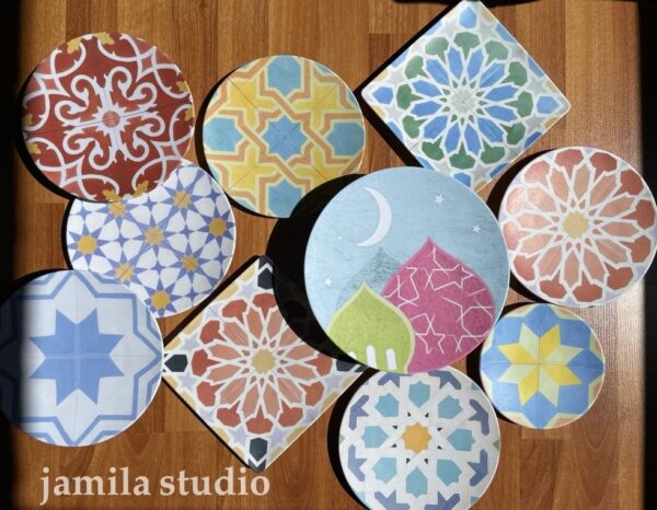 Ramadan Islamic soft pastel Wall Plates