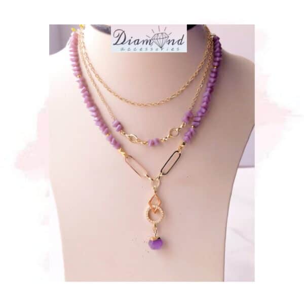 3-layered necklace