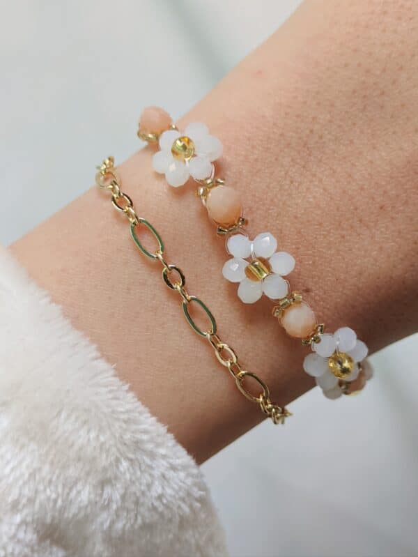 crystal daisies bracelet - simon