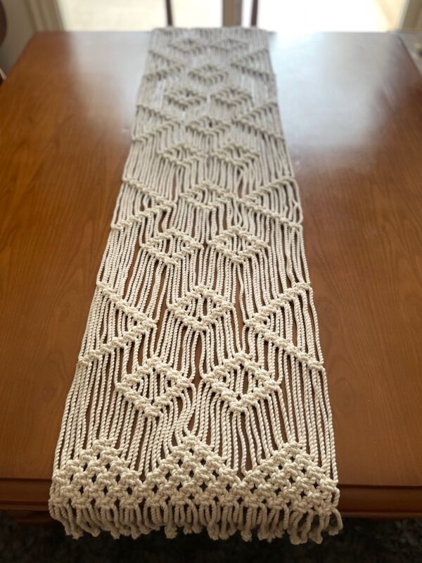 Macrame Table Runner