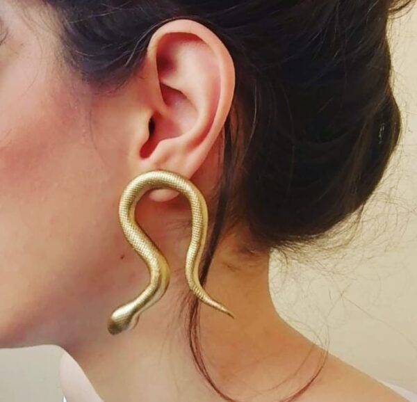 Snake earrings