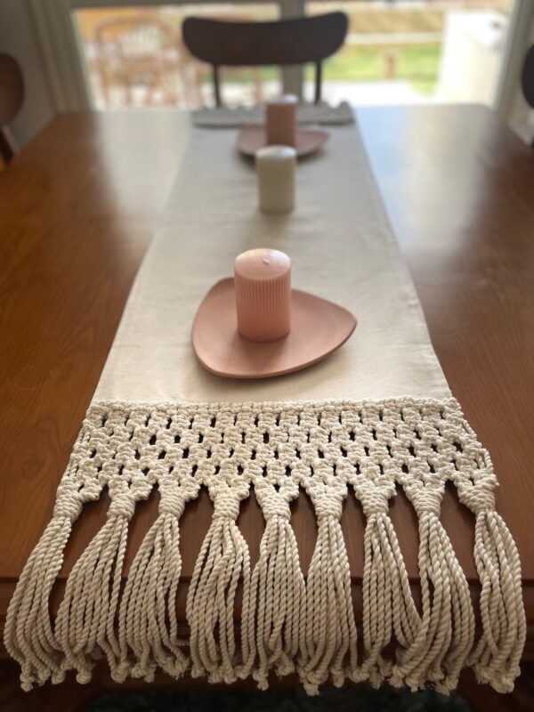 Macrame Table Runner