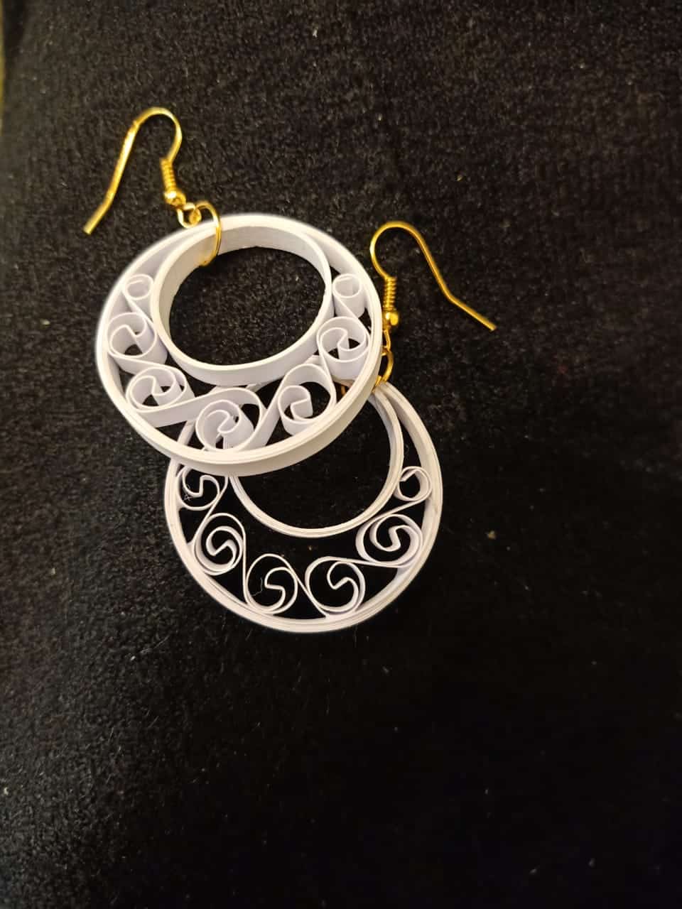 Quilling earring