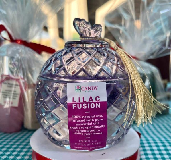 Lilac Fusion Crystal Candle