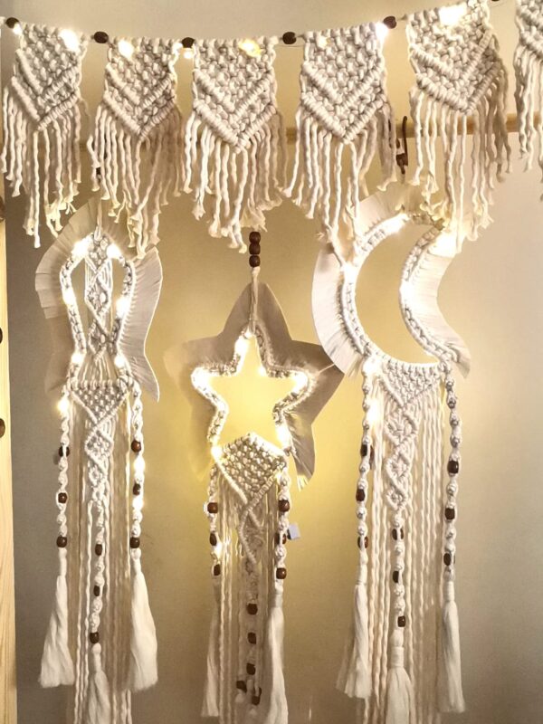 macramé wall hanging Ramadan set