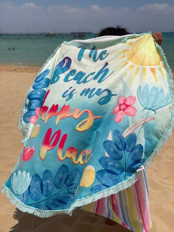 Floral Beach Towel