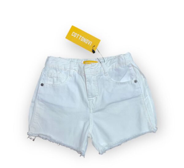 Girls White short jeans