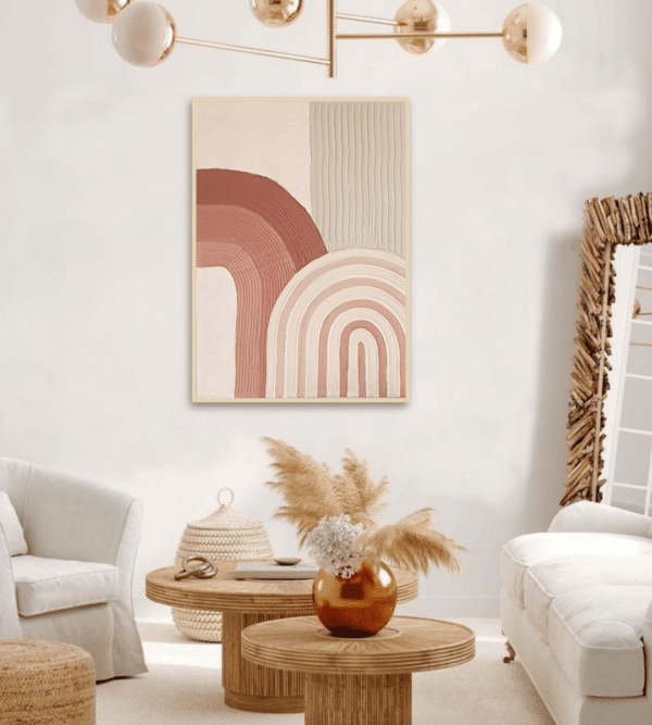 Texture boho painting