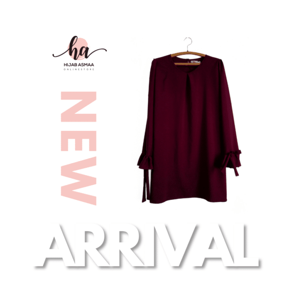 Burgundy Silk Blouse