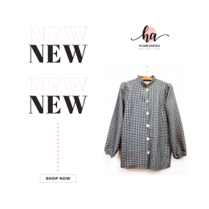 Linen shirt with a checkered pattern